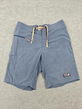 Patagonia Board Shorts Mens 30 Blue Lined Quick Dry Drawstring Pockets
